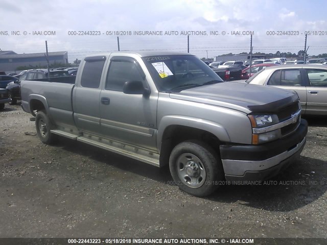 1GCHC29U53E357905 - 2003 CHEVROLET SILVERADO C2500 HEAVY DUTY GRAY photo 1