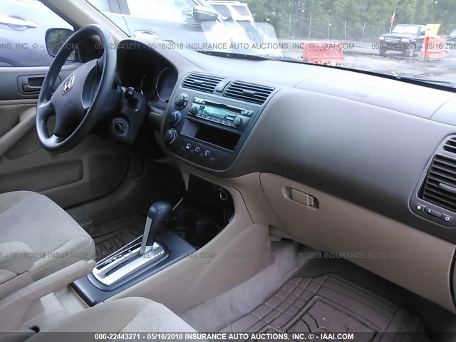 1HGES16394L006604 - 2004 HONDA CIVIC DX VP Mavi foto 5