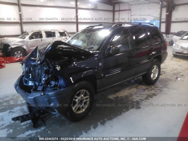 1J4GW48NX4C357897 - 2004 JEEP GRAND CHEROKEE LAREDO/COLUMBIA/FREEDOM 蓝色 照片 2