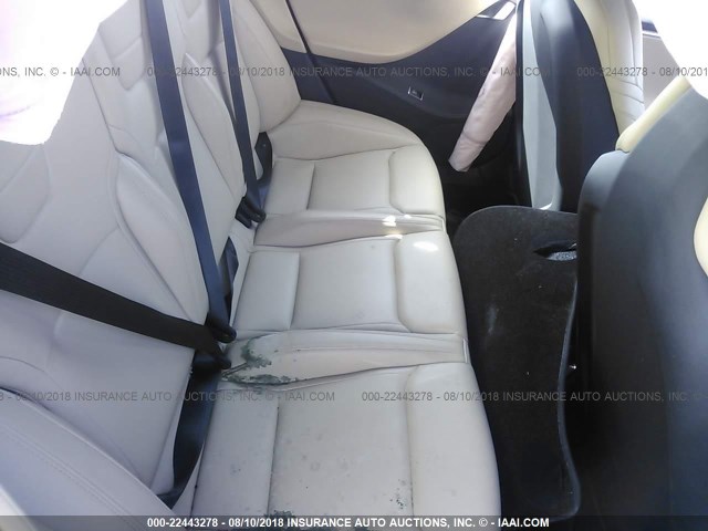 5YJSA1H21EFP66166 - 2014 TESLA MODEL S RED photo 8