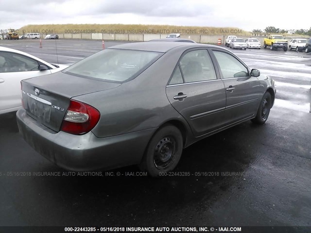 4T1BE32K74U904481 - 2004 TOYOTA CAMRY LE/XLE/SE GRAY photo 4