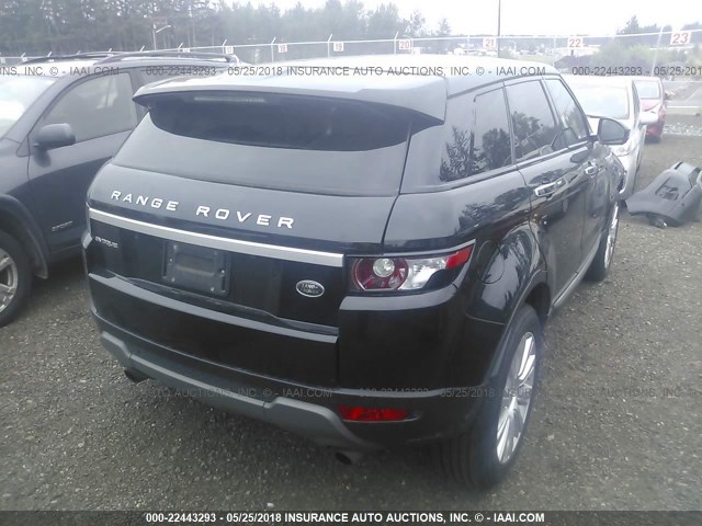 SALVV2BG3EH859310 - 2014 LAND ROVER RANGE ROVER EVOQUE PRESTIGE PREMIUM BLACK photo 4