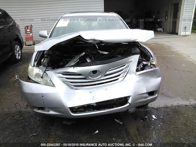 4T1BE46K87U717710 - 2007 TOYOTA CAMRY NEW GENERAT CE/LE/XLE/SE SILVER photo 6