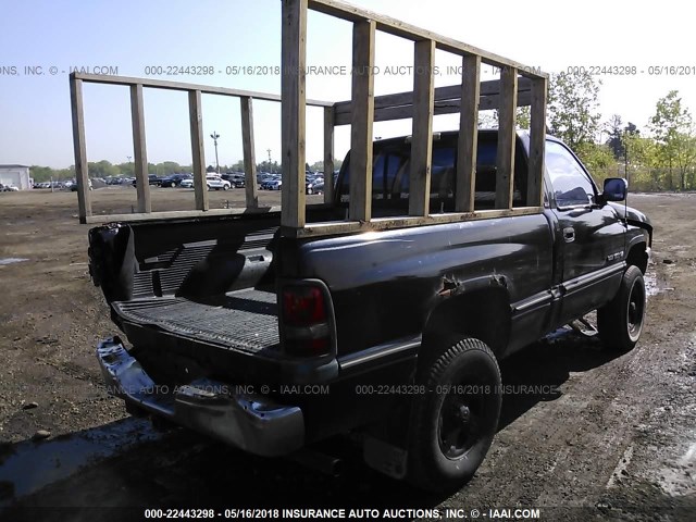 1B7HF16Y1TS587161 - 1996 DODGE RAM 1500 BLACK photo 4