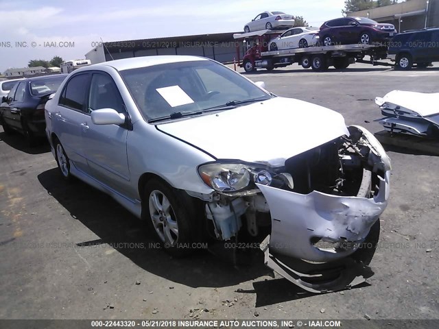 2T1BY32E46C551705 - 2006 TOYOTA COROLLA XRS SILVER photo 1