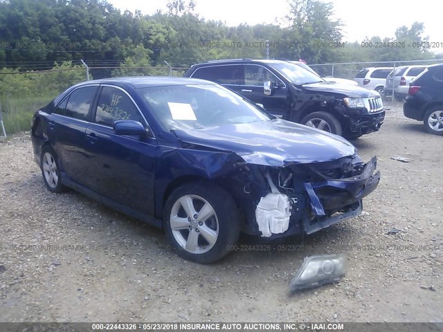 4T1BF3EK8AU522559 - 2010 TOYOTA CAMRY SE/LE/XLE BLUE photo 1