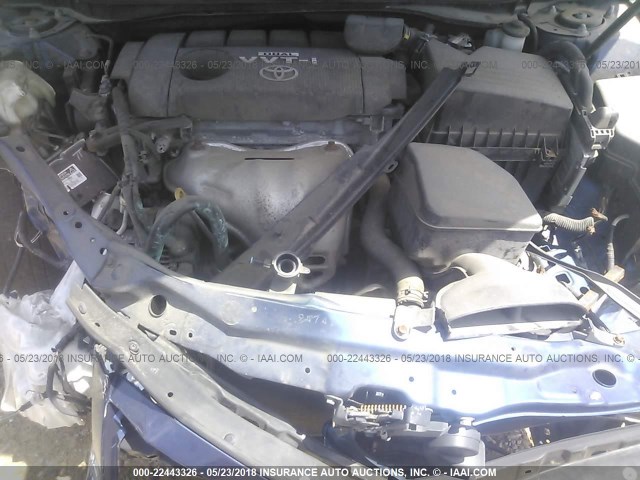 4T1BF3EK8AU522559 - 2010 TOYOTA CAMRY SE/LE/XLE BLUE photo 10