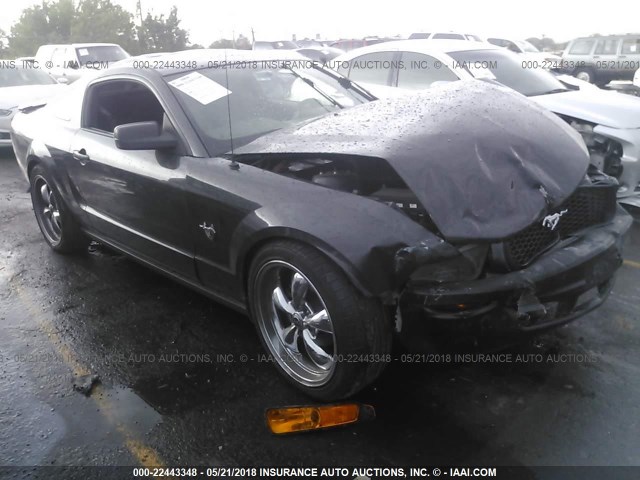 1ZVHT80N995134703 - 2009 FORD MUSTANG BLACK photo 1