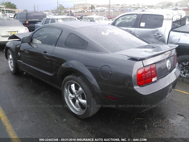 1ZVHT80N995134703 - 2009 FORD MUSTANG BLACK photo 3