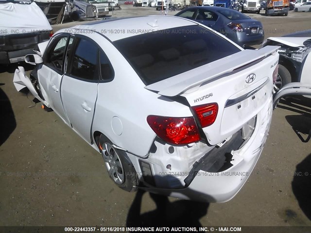 KMHDU4AD3AU991389 - 2010 HYUNDAI ELANTRA BLUE/GLS/SE WHITE photo 3