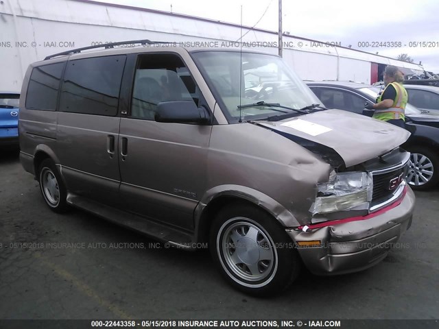 1GKDM19W8YB521832 - 2000 GMC SAFARI XT BROWN photo 1