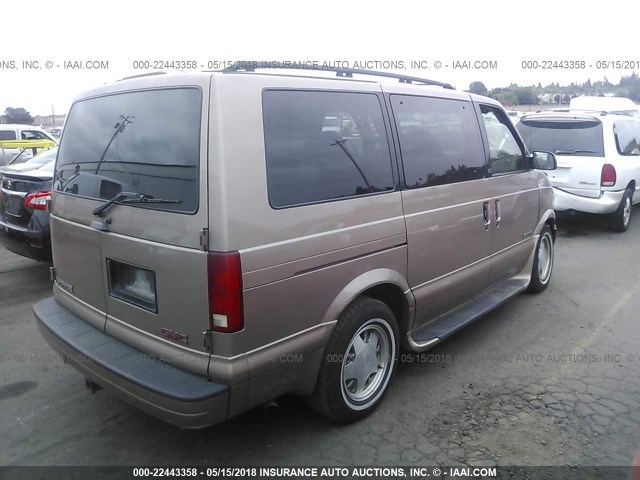 1GKDM19W8YB521832 - 2000 GMC SAFARI XT BROWN photo 4