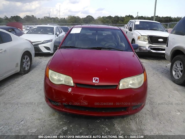 1G8AN12F34Z122666 - 2004 SATURN ION LEVEL 2 RED photo 6
