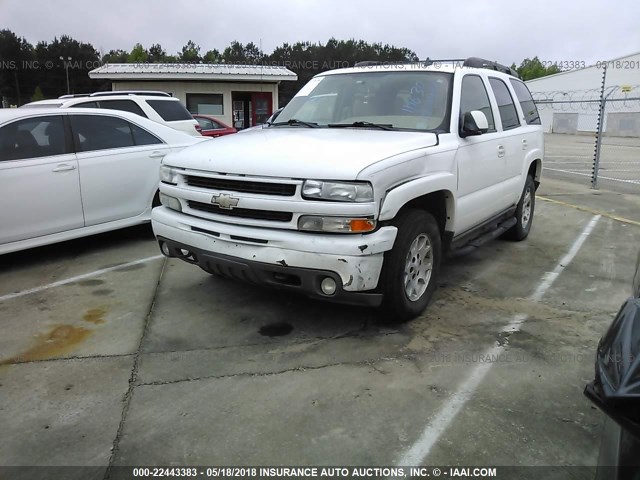 1GNEK13Z06R111630 - 2006 CHEVROLET TAHOE K1500 WHITE photo 2