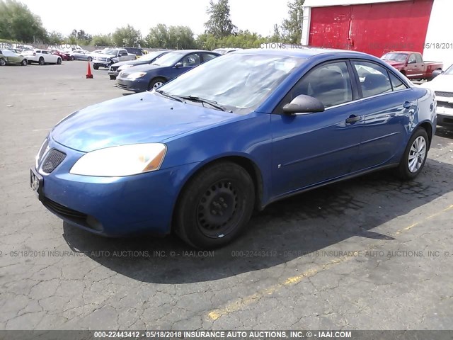 1G2ZF58BX74193239 - 2007 PONTIAC G6 VALUE LEADER/BASE BLUE photo 2