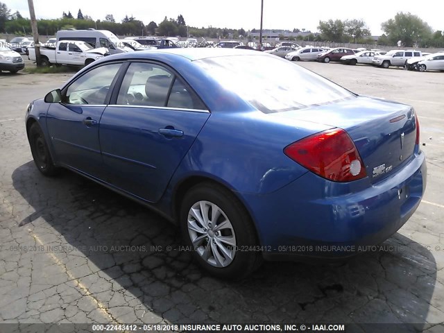 1G2ZF58BX74193239 - 2007 PONTIAC G6 VALUE LEADER/BASE BLUE photo 3