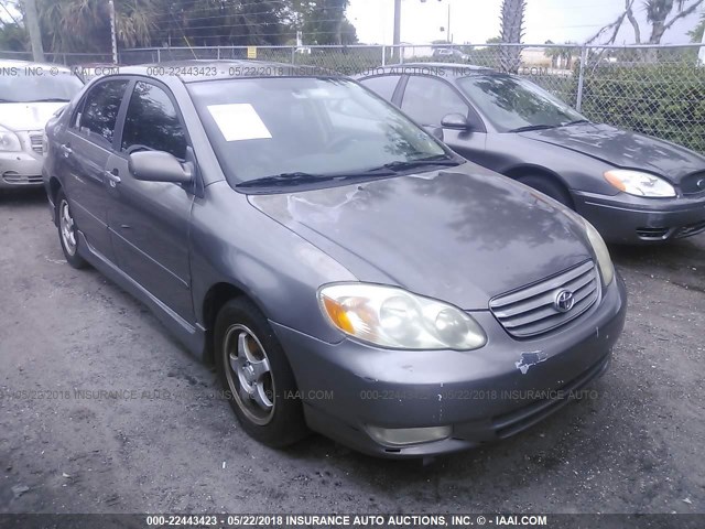 1NXBR32E74Z293625 - 2004 TOYOTA COROLLA CE/LE/S GRAY photo 1