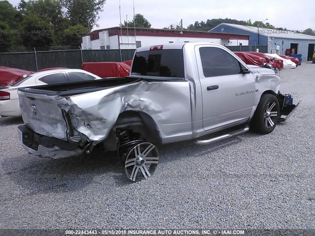 3C6JD6AT5CG103071 - 2012 DODGE RAM 1500 ST SILVER photo 4