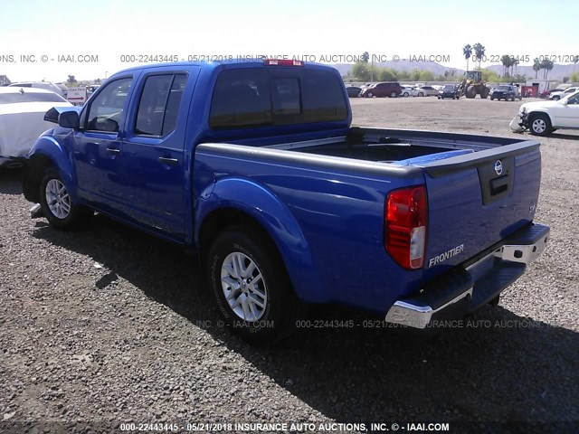 1N6AD0ER3EN734803 - 2014 NISSAN FRONTIER S/SV/SL/PRO-4X BLUE photo 3