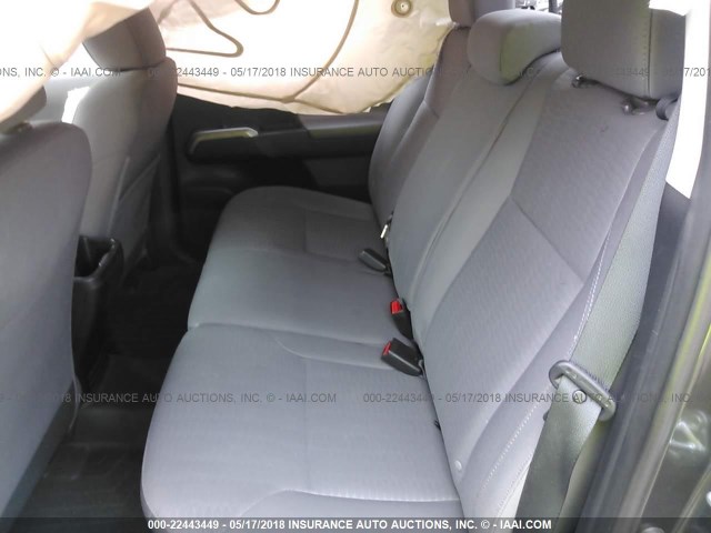 3TMAZ5CN9GM011794 - 2016 TOYOTA TACOMA DBL CAB/SR5/TRD SPORT/OR GRAY photo 8