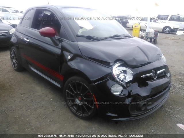 3C3CFFFH3CT360046 - 2012 FIAT 500 ABARTH BLACK photo 1