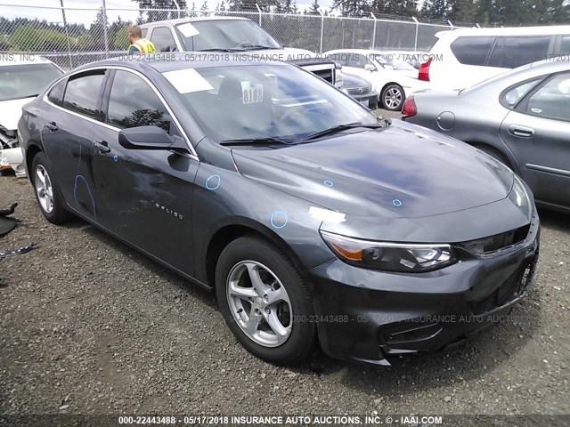 1G1ZB5ST2HF145306 - 2017 CHEVROLET MALIBU LS Boz foto 1