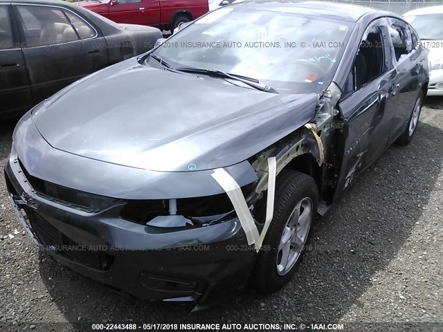 1G1ZB5ST2HF145306 - 2017 CHEVROLET MALIBU LS Boz foto 6