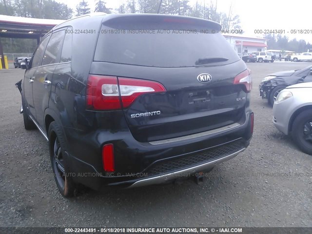 5XYKWDA78FG614341 - 2015 KIA SORENTO SX/SX LIMITED BLACK photo 3