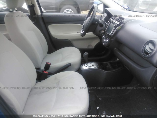 ML32F3FJ3HH000695 - 2017 MITSUBISHI MIRAGE G4 ES ლურჯი ფოტო 5