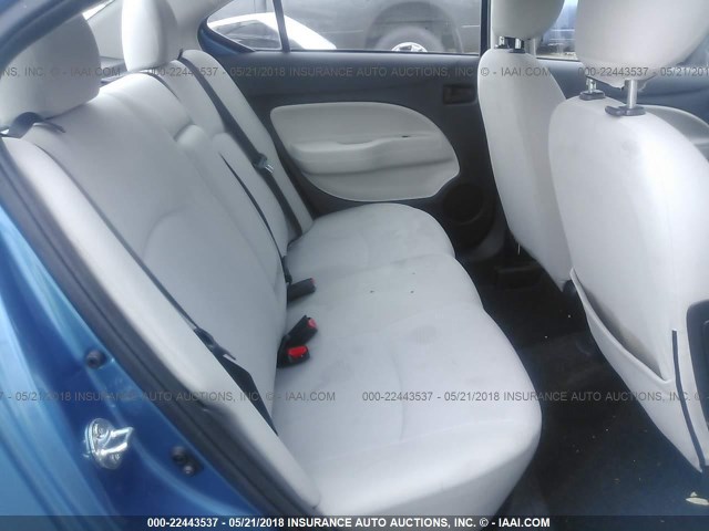 ML32F3FJ3HH000695 - 2017 MITSUBISHI MIRAGE G4 ES ლურჯი ფოტო 8