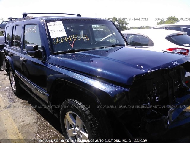 1J8HG48N86C228866 - 2006 JEEP COMMANDER ლურჯი ფოტო 1