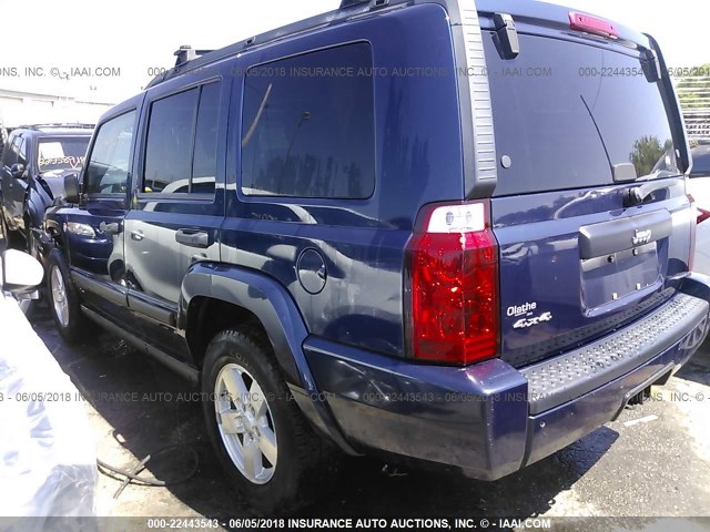 1J8HG48N86C228866 - 2006 JEEP COMMANDER ლურჯი ფოტო 3