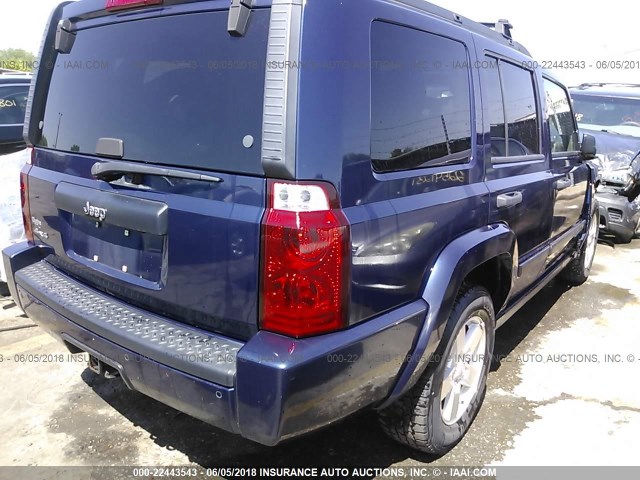 1J8HG48N86C228866 - 2006 JEEP COMMANDER ლურჯი ფოტო 4