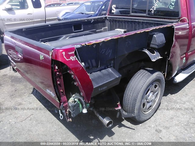 5TETX22N86Z206446 - 2006 TOYOTA TACOMA ACCESS CAB Қызыл фото 6