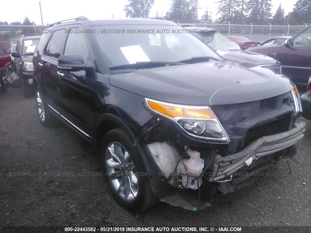 1FMHK8D87BGA87915 - 2011 FORD EXPLORER XLT BLACK photo 1