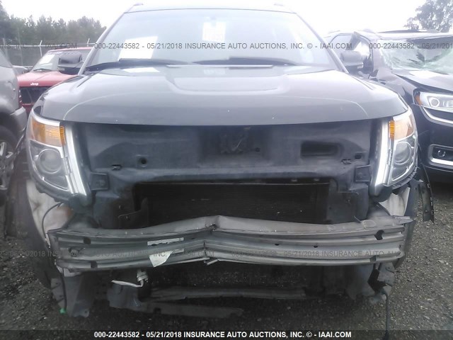 1FMHK8D87BGA87915 - 2011 FORD EXPLORER XLT BLACK photo 6