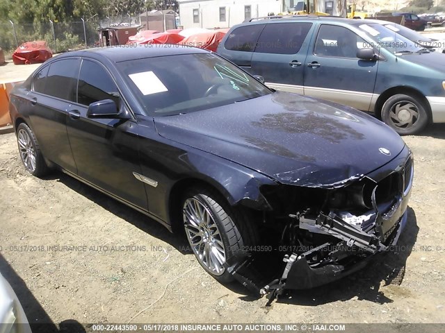 WBAKA8C53BCY36461 - 2011 BMW 750 I Dark Blue photo 1