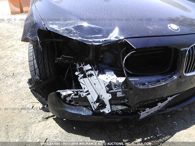 WBAKA8C53BCY36461 - 2011 BMW 750 I Dark Blue photo 6