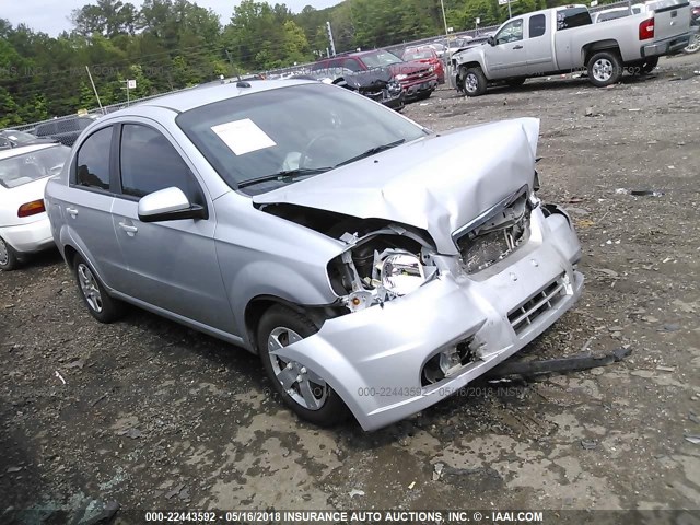 KL1TD5DE5AB132897 - 2010 CHEVROLET AVEO LS/LT 银色 照片 1