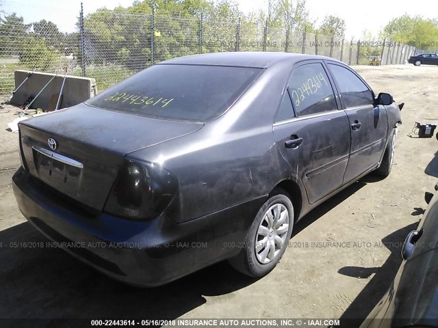 4T1BE32K35U956448 - 2005 TOYOTA CAMRY LE/XLE/SE GRAY photo 4