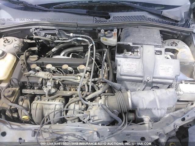 1FAFP34N67W347018 - 2007 FORD FOCUS ZX4/S/SE/SES GRAY photo 10