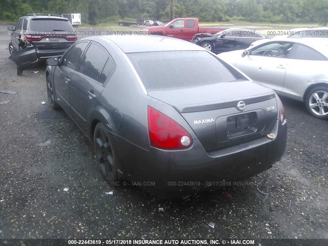 1N4BA41EX6C833535 - 2006 NISSAN MAXIMA SE/SL GRAY photo 3