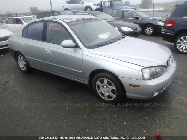 KMHDN45D52U290443 - 2002 HYUNDAI ELANTRA GLS/GT SILVER photo 1