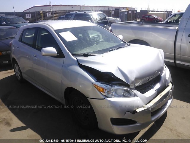 2T1KU40EX9C026589 - 2009 TOYOTA COROLLA MATRIX  SILVER photo 1