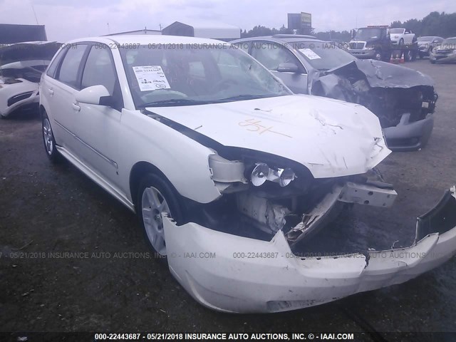 1G1ZT61856F256672 - 2006 CHEVROLET MALIBU MAXX LT WHITE photo 1