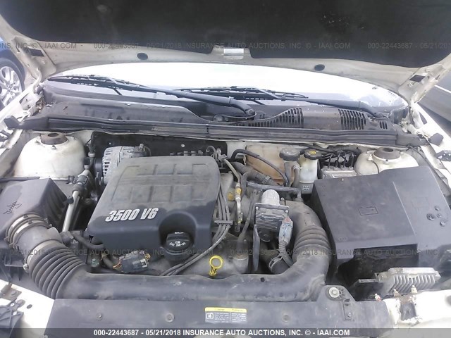 1G1ZT61856F256672 - 2006 CHEVROLET MALIBU MAXX LT WHITE photo 10