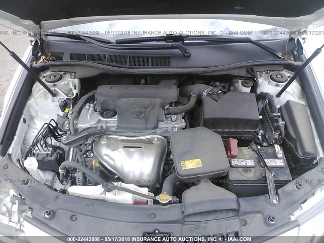 4T1BF1FK1EU386820 - 2014 TOYOTA CAMRY L/SE/LE/XLE თეთრი ფოტო 10