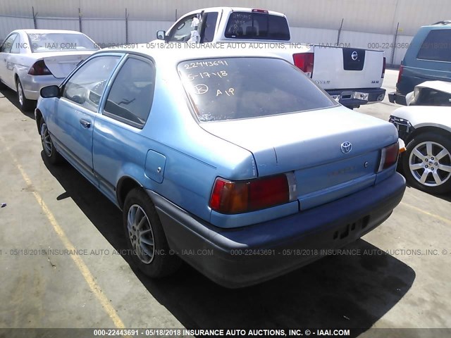 JT2EL46B6M0076866 - 1991 TOYOTA TERCEL STD BLUE photo 3