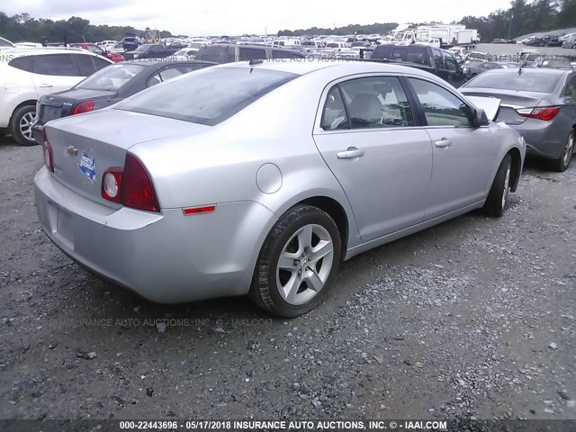 1G1ZB5E18BF296295 - 2011 CHEVROLET MALIBU LS 银色 照片 4