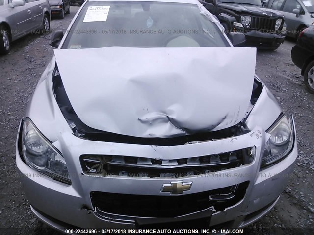 1G1ZB5E18BF296295 - 2011 CHEVROLET MALIBU LS 银色 照片 6